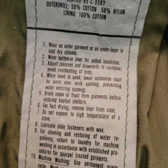 Military Camouflage S Field Jacket Coat Grunge Gorpcore Vintage Cold Weather - Picture 10 of 11